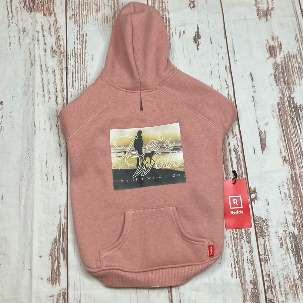 Reddy Light Pink Graphic Hooded Sweatshirt Sz  Large
